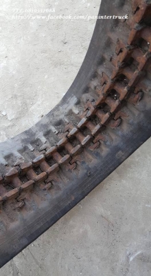 FROM JAPANขายถูกด่วนๆRUBBER TRACK แทรคยางสำหรับรถขุดไซค์ 40,45,50,55 /ขนาด400*72.5*72(ข้อ) สินค้าเก่านอก (เส้นละ 20,000 บาท)