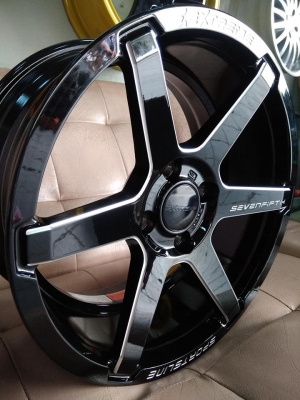 แม็กใหม่ขอบ 15 สีดำมิลลิ่งก้าน ราคาถูก ซื้อพร้อมยางของแถมครบชุดแต่ง