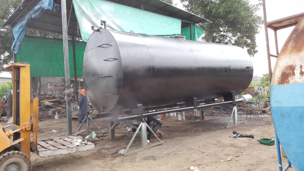 ถังเหล็กมือสอง 16000 ลิตรตามรูป