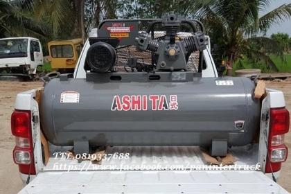 SALE*มหกรรม ลดราคาสินค้า ส่งท้ายปี*งานนำเข้า สินค้าใหม่ เครื่องปั๊มลม10บาร์*ASHITAขนาด300ลิตร,3สูบ , 4HPแรง, 220V.(ไฟฟ้าบ้าน)