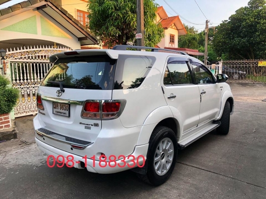 09 โตโยต้า ฟอจูนเนอร์ 3.0 V 4WD TRD ไมล์ 17x,xxx กม. เกียร์ออโต้ Option 09 โตโยต้า ฟอจูนเนอร์ 3.0 V 4WD TRD ไมล์ 17x,xxx กม. เกียร์ออโต้ Option