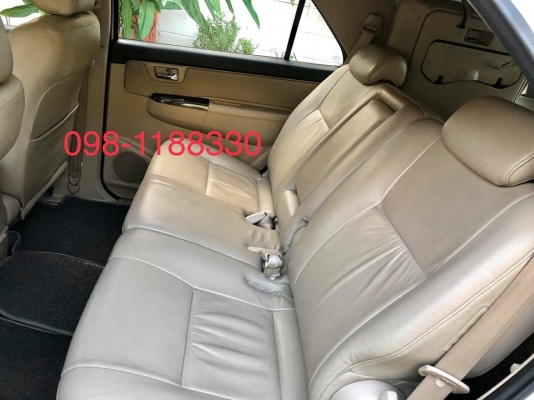 09 โตโยต้า ฟอจูนเนอร์ 3.0 V 4WD TRD ไมล์ 17x,xxx กม. เกียร์ออโต้ Option