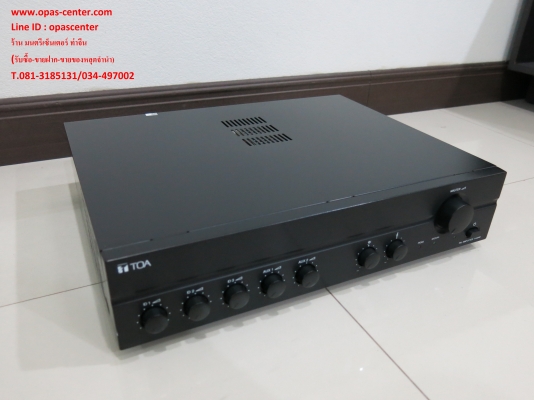 เครื่องขยายเสียงโตอะ TOA A-2240H เครื่องขยายเสียงขนาด 240 วัตต์ สภาพใหม่ เครื่องขยายเสียงโตอะ TOA A-2240H เครื่องขยายเสียงขนาด 240 วัตต์ สภาพใหม่