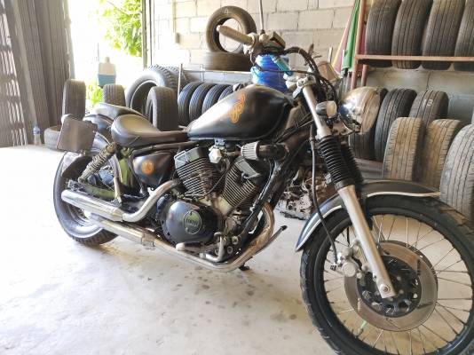virago 250 สรรพสามิต สภาพพร้อมใช้งาน ไฟติดครบทุกดวง เครื่องดีฟิคใหม่