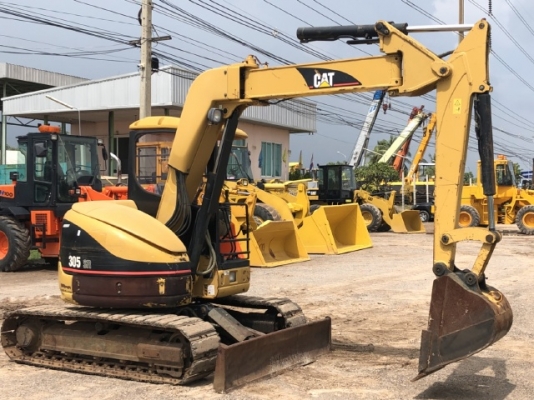 ขายรถขุด CAT 305SR คอลโทรลสั้น ปั้มนิ้ว นำเข้าเองจากญี่ปุ่น สภาพสวยพร้อมใช้ มีVDOการทำงานครับ