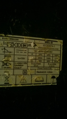 ตู้เชื่อมWEL-D 300แอมป์