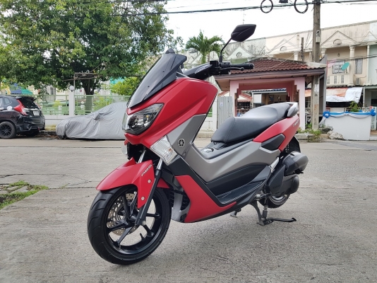 nmax 2017 เบรคabs มือเดียว  สีแดงด้านตัวใหม่ วิ่ง5000โล เอกสารครบ
