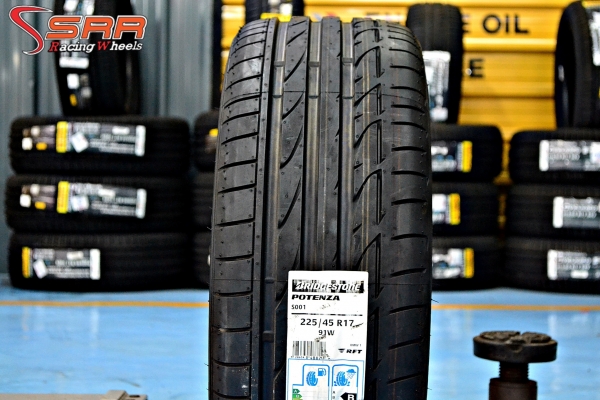 BRIDGESTONE POTENZA S001 RFT 225/45R17 ยางรันแฟลต เส้นละ 8,500 ฿