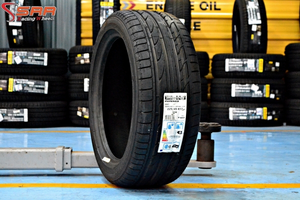 BRIDGESTONE POTENZA S001 RFT 225/45R17 ยางรันแฟลต เส้นละ 8,500 ฿