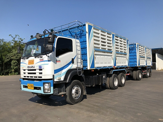 ฝากขายรถพ่วง DECA 360 ดั้มพ์สามมิตร คอกสูง รถโรงสี วิ่งข้าวอย่างเดียว สวยกริ๊ป เดิมๆ โทร 081-962-4544