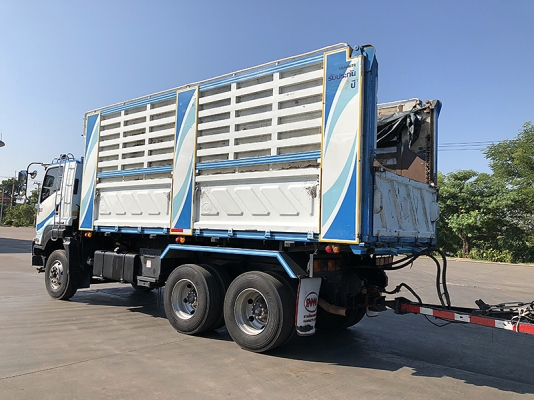 ฝากขายรถพ่วง DECA 360 ดั้มพ์สามมิตร คอกสูง รถโรงสี วิ่งข้าวอย่างเดียว สวยกริ๊ป เดิมๆ โทร 081-962-4544