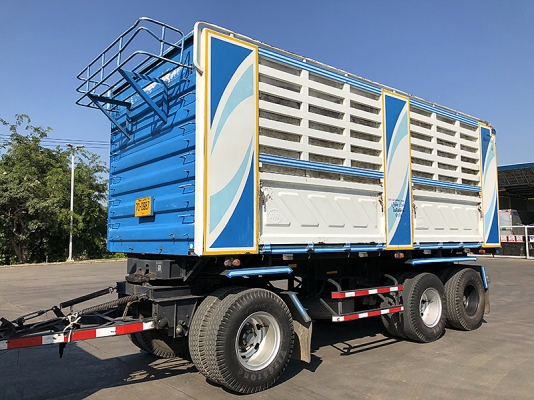 ฝากขายรถพ่วง DECA 360 ดั้มพ์สามมิตร คอกสูง รถโรงสี วิ่งข้าวอย่างเดียว สวยกริ๊ป เดิมๆ โทร 081-962-4544