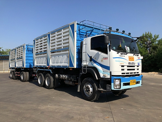 ฝากขายรถพ่วง DECA 360 ดั้มพ์สามมิตร คอกสูง รถโรงสี วิ่งข้าวอย่างเดียว สวยกริ๊ป เดิมๆ โทร 081-962-4544