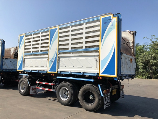 ฝากขายรถพ่วง DECA 360 ดั้มพ์สามมิตร คอกสูง รถโรงสี วิ่งข้าวอย่างเดียว สวยกริ๊ป เดิมๆ โทร 081-962-4544