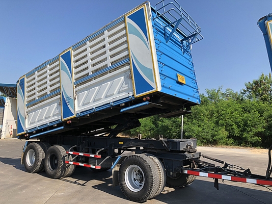 ฝากขายรถพ่วง DECA 360 ดั้มพ์สามมิตร คอกสูง รถโรงสี วิ่งข้าวอย่างเดียว สวยกริ๊ป เดิมๆ โทร 081-962-4544