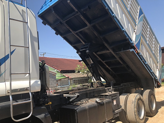 ฝากขายรถพ่วง DECA 360 ดั้มพ์สามมิตร คอกสูง รถโรงสี วิ่งข้าวอย่างเดียว สวยกริ๊ป เดิมๆ โทร 081-962-4544