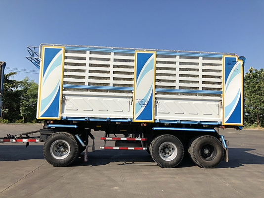 ฝากขายรถพ่วง DECA 360 ดั้มพ์สามมิตร คอกสูง รถโรงสี วิ่งข้าวอย่างเดียว สวยกริ๊ป เดิมๆ โทร 081-962-4544