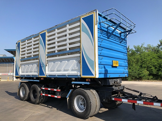 ฝากขายรถพ่วง DECA 360 ดั้มพ์สามมิตร คอกสูง รถโรงสี วิ่งข้าวอย่างเดียว สวยกริ๊ป เดิมๆ โทร 081-962-4544