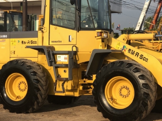 ขายรถตักล้อยาง KOMATSU WA150-3 นำเข้าเองจากญี่ปุ่น สภาพสวยพร้อมใช้ มีVDOการทำงานครับ