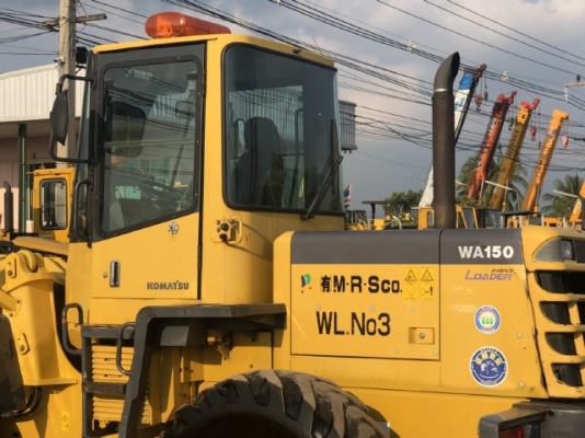 ขายรถตักล้อยาง KOMATSU WA150-3 นำเข้าเองจากญี่ปุ่น สภาพสวยพร้อมใช้ มีVDOการทำงานครับ