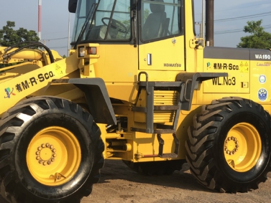 ขายรถตักล้อยาง KOMATSU WA150-3 นำเข้าเองจากญี่ปุ่น สภาพสวยพร้อมใช้ มีVDOการทำงานครับ