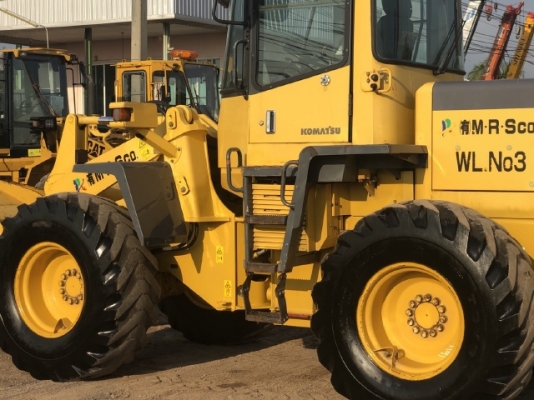 ขายรถตักล้อยาง KOMATSU WA150-3 นำเข้าเองจากญี่ปุ่น สภาพสวยพร้อมใช้ มีVDOการทำงานครับ