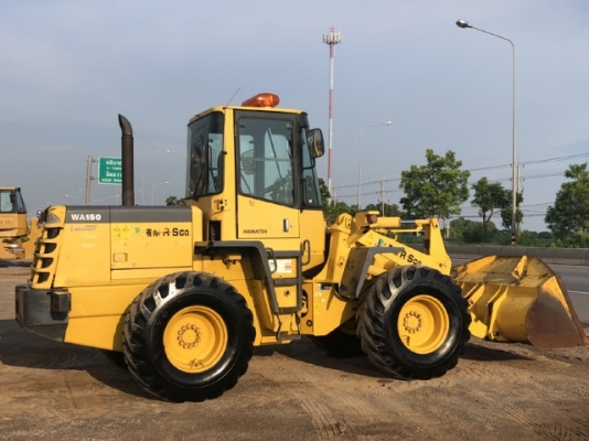 ขายรถตักล้อยาง KOMATSU WA150-3 นำเข้าเองจากญี่ปุ่น สภาพสวยพร้อมใช้ มีVDOการทำงานครับ