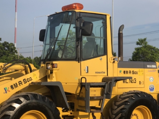 ขายรถตักล้อยาง KOMATSU WA150-3 นำเข้าเองจากญี่ปุ่น สภาพสวยพร้อมใช้ มีVDOการทำงานครับ