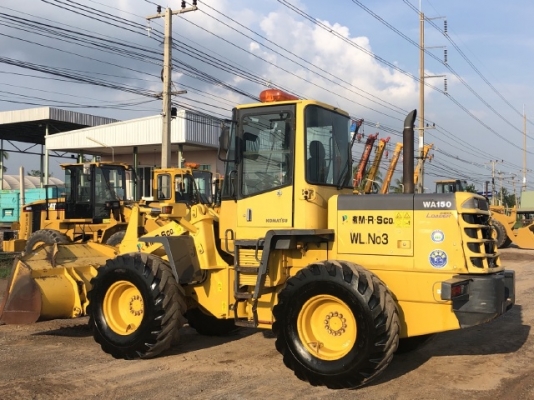 ขายรถตักล้อยาง KOMATSU WA150-3 นำเข้าเองจากญี่ปุ่น สภาพสวยพร้อมใช้ มีVDOการทำงานครับ