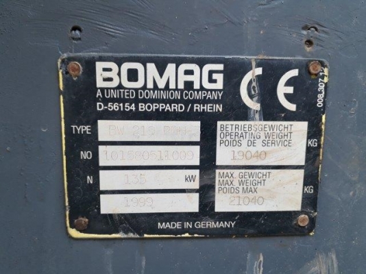ขายรถบดเก่านอก Bomag BW219PDH-3 สนใจโทร 061-4194021 ภู