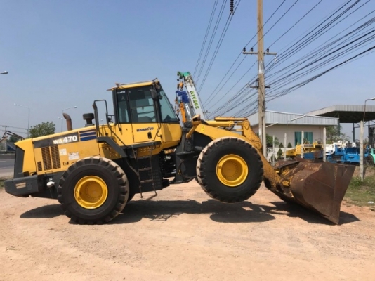 ขายรถตักล้อยาง KOMATSU WA470-6 ปี 2010 นำเข้าเองจากญี่ปุ่น สภาพสวยพร้อมใช้ มีVDOการทำงานครับ