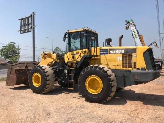 ขายรถตักล้อยาง KOMATSU WA470-6 ปี 2010 นำเข้าเองจากญี่ปุ่น สภาพสวยพร้อมใช้ มีVDOการทำงานครับ