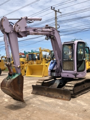 ขายรถขุด SUMITOMO SH75UX-2 คอนโทรลสั้น ปั๊มนิ้ว นำเข้าเองจากญี่ปุ่น สภาพสวยพร้อมใช้ มีVDOการทำงานครับ