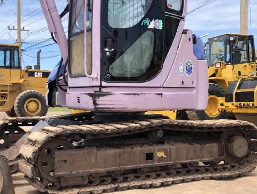 ขายรถขุด SUMITOMO SH75UX-2 คอนโทรลสั้น ปั๊มนิ้ว นำเข้าเองจากญี่ปุ่น สภาพสวยพร้อมใช้ มีVDOการทำงานครับ