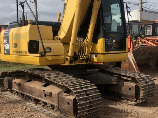 ขายรถขุด KOMATSU PC160-7 นำเข้าเองจากญี่ปุ่น สภาพสวยพร้อมใช้ มีVDOการทำงานครับ