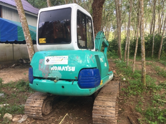 รถแบคโฮ KOMATSU PC40-7 สภาพสวยพร้อมใช้งาน