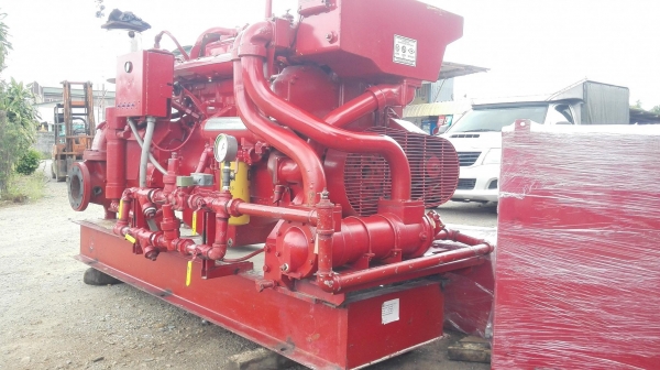 เครื่องสูบน้ำดับเพลิงUSA CATERPILLAR USA เครื่องยนต์ 6 สูบ CATTERPILLAR 3406