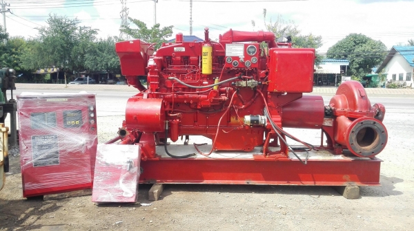 เครื่องสูบน้ำดับเพลิงUSA CATERPILLAR USA เครื่องยนต์ 6 สูบ CATTERPILLAR 3406