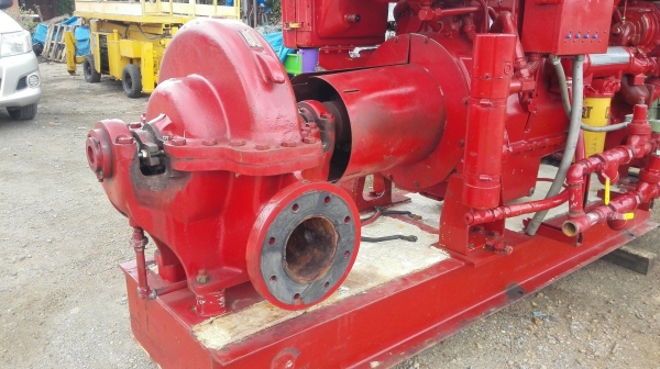 เครื่องสูบน้ำดับเพลิงUSA CATERPILLAR USA เครื่องยนต์ 6 สูบ CATTERPILLAR 3406