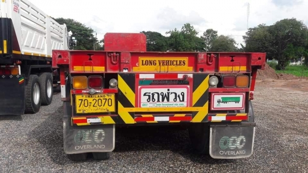 Isuzu 360 แรง ปี 56 สิบล้อหัวลากพร้อมหางพนัส 3 เพลาพื้นเรียบ ปี 49 รถเดิมสภาพนางฟ้า พร้อมใช้งาน