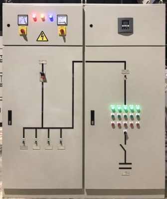 ขายตู้ Mdb Main breaker Mitsubishi 630A พร้อม breaker ย่อย 4 ตัว cap bank Abb 25kvar x 5step Pipat 0982641749