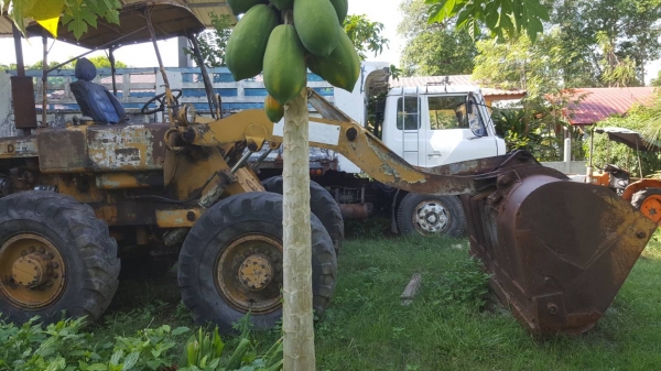 ขาย รถตัก KOMATSU JH30B เครื่องดี เกียร์ดี ต่อแขน ขยายบุ้งกี๋เรียบร้อย