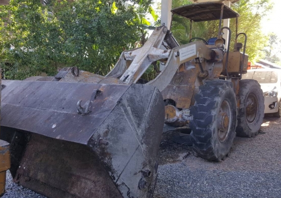 ขาย รถตัก KOMATSU JH30B เครื่องดี เกียร์ดี ต่อแขน ขยายบุ้งกี๋เรียบร้อย