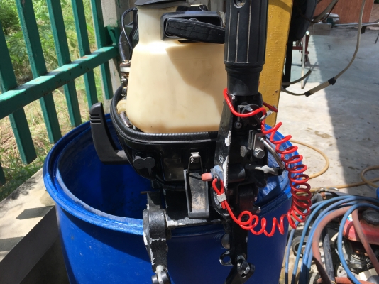 ขายเครื่อง SUZUKI 5 hp 4-stroke หางยาว เก่าญี่ปุ่น สวยๆ