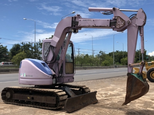 ขายรถขุด SUMITOMO SH75UX-2 คอนโทรลสั้น ปั๊มนิ้ว นำเข้าเองจากญี่ปุ่น สภาพสวยพร้อมใช้ มีVDOการทำงานครับ