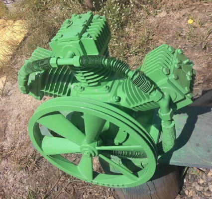 หัวปั๊มลม Air Compressor 5แรง3ลูกสูบ (ฟูเช็ง) TA80