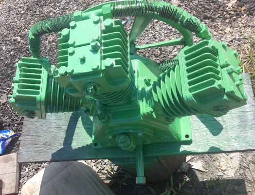 หัวปั๊มลม Air Compressor 5แรง3ลูกสูบ (ฟูเช็ง) TA80