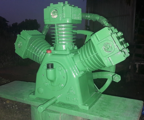 หัวปั๊มลม Air Compressor 5แรง3ลูกสูบ (ฟูเช็ง) TA80