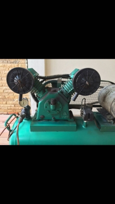 ปั้มลมฟูเช็ง 3แรง ถัง150 มอเตอร์มิตซู ไฟบ้าน220