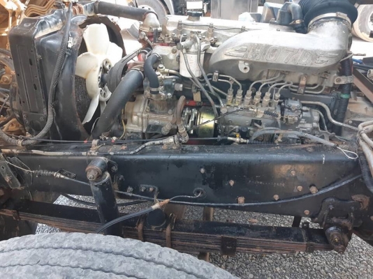 Hino 3H เครื่องเดิม 195 แรง 2 เพลา แม่เดี่ยวดัมพ์สามมิตร เกียร์เดิม รถสวยพร้อมใช้งาน ทะเบียนพร้อม